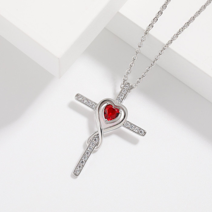 Elegant Infinite Number 8 Pendant Necklace For Women zircon Necklace Accessories Jewelry