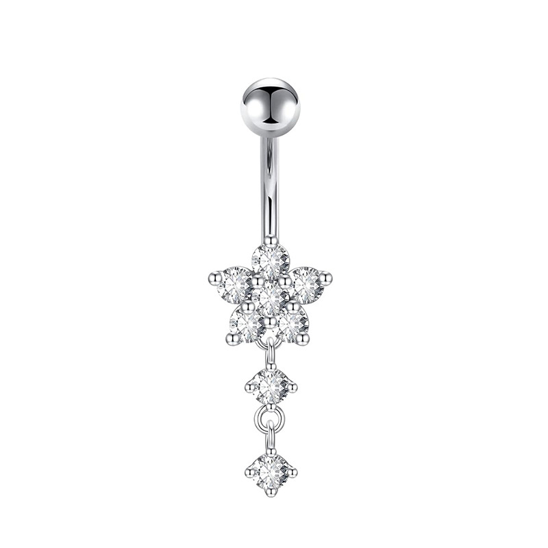 Chic Dangled Butterfly Star Navel Ring Piercing Belly Button Ring For Women Jewelry Gift 216045276180
