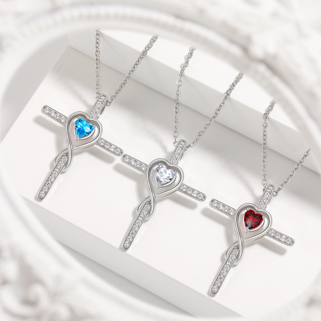 Elegant Infinite Number 8 Pendant Necklace For Women zircon Necklace Accessories Jewelry