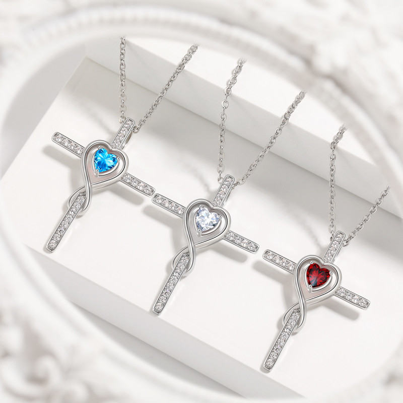 Elegant Infinite Number 8 Pendant Necklace For Women zircon Necklace Accessories Jewelry