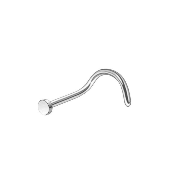 Hypoallergenic Nose Studs Stainless Steel Nostril Studs Screws Nose Ring Hoop Body Piercing Silver Gold Color Nose Studs