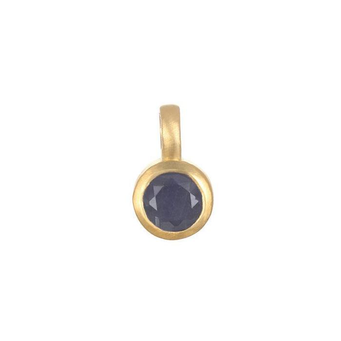 Elegant 18K Gold Plated Stainless Steel Sun Devil Eye Moon 12 Birthstones Pendant Necklace