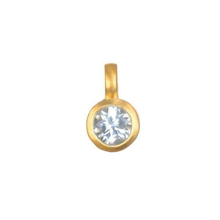 Elegant 18K Gold Plated Stainless Steel Sun Devil Eye Moon 12 Birthstones Pendant Necklace