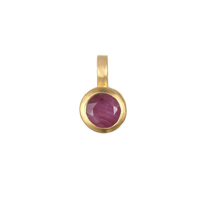 Elegant 18K Gold Plated Stainless Steel Sun Devil Eye Moon 12 Birthstones Pendant Necklace