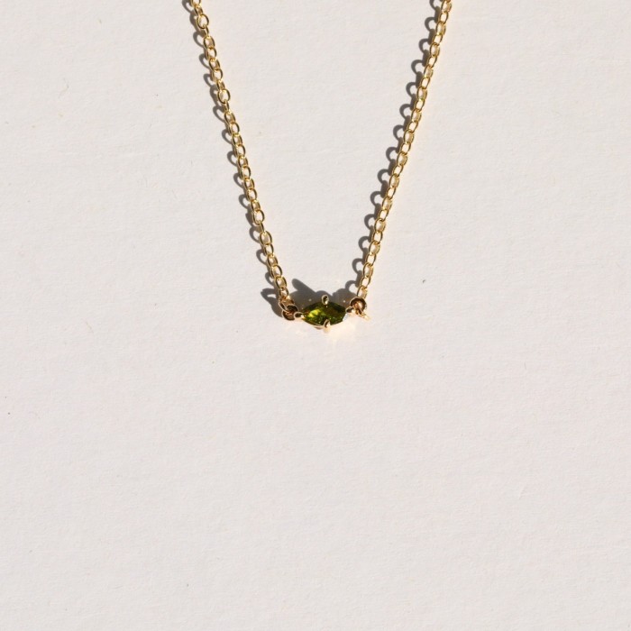 Elegant 18K Gold Plated Stainless Steel 12 birthstone necklace For Women jewelry Gift