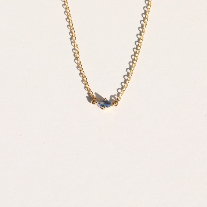 Elegant 18K Gold Plated Stainless Steel 12 birthstone necklace For Women jewelry Gift