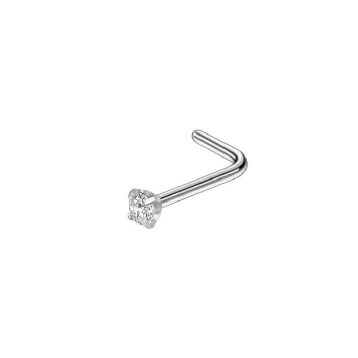 Hypoallergenic Nose Studs Stainless Steel Nostril Studs Screws Nose Ring Hoop Body Piercing Silver Gold Color Nose Studs