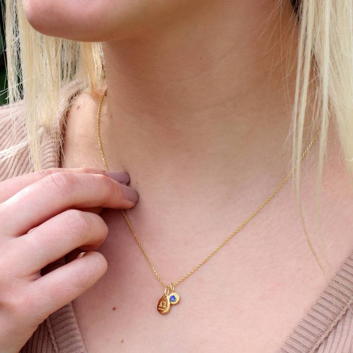 Chic Hypoallergenic Versatile Twelve Birthstone Pendants Handmade DIY Jewelry Accessories, Necklaces