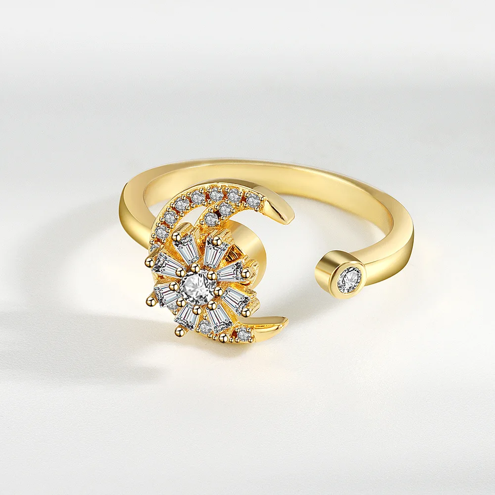 Fashion Zircon Stainless Steel Rings For Women Eternity Promise Finger Ring Jewelry 216045209637