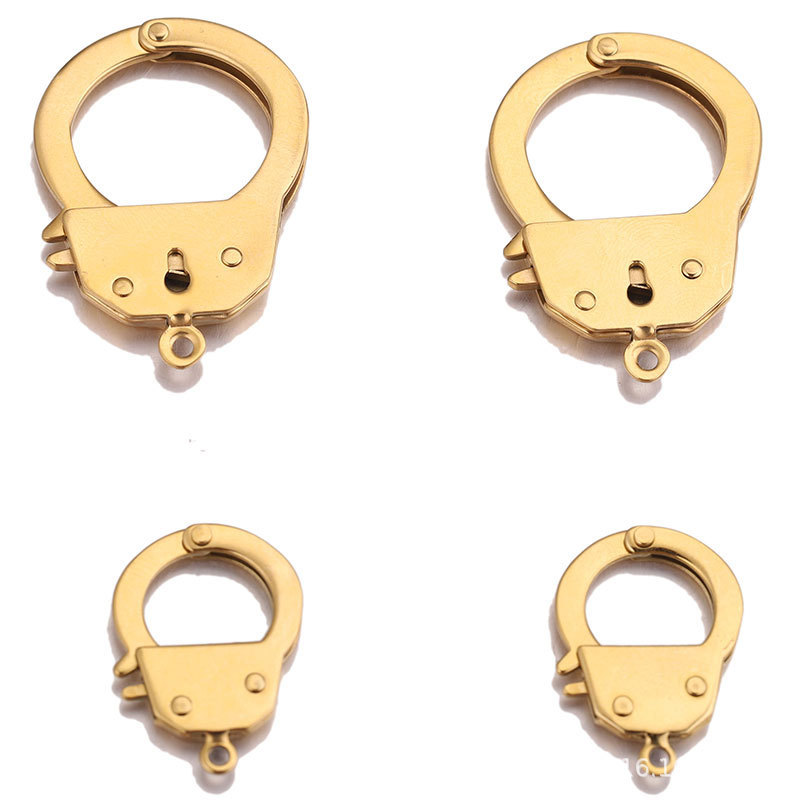 Chic Customizable Hypoallergenic Durable Affordable Versatile 18K Gold Plated Stainless Steel Charm Accessories DIY Jewelry