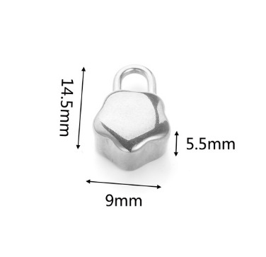 Stainless Steel Gold Color Key Lock Charms Couple Pendants Diy Lovers Necklace Accessories Hip Hop Bracelet Jewelry Makings 216045164619