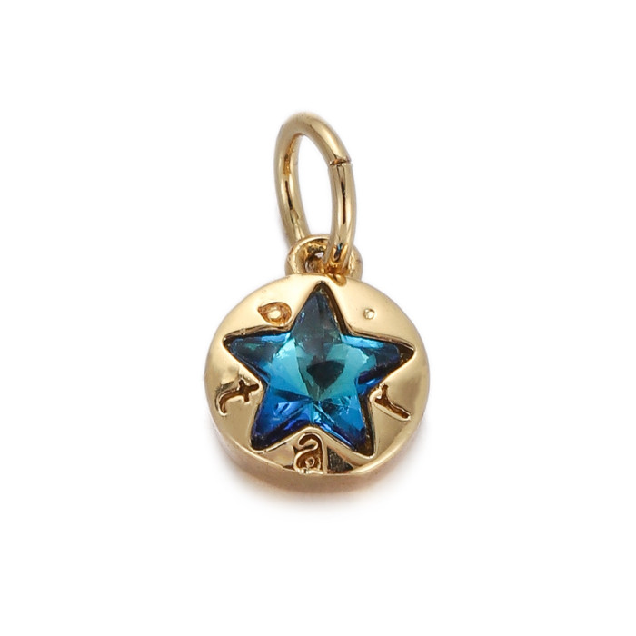 Stylish Chic Customizable Hypoallergenic Moon Star Flower Pendant Drip Oil Bracelet Necklace Earrings DIY Accessories