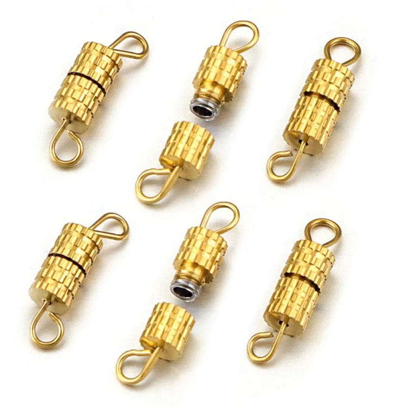 DIY handmade spiral bracelet necklace connection buckle