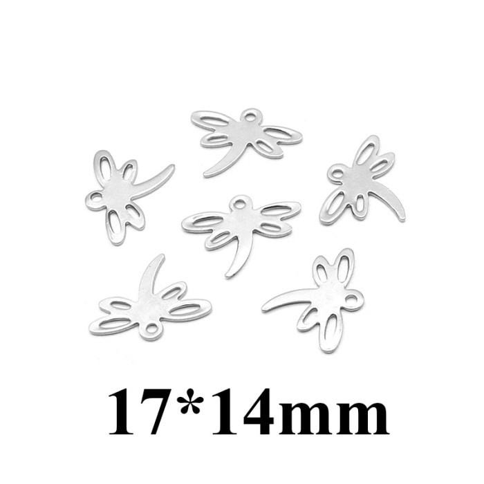 Stainless Steel Charms for Jewelry Making Cross Star Pendant Mini Charm Necklace Bracelet DIY Gifts
