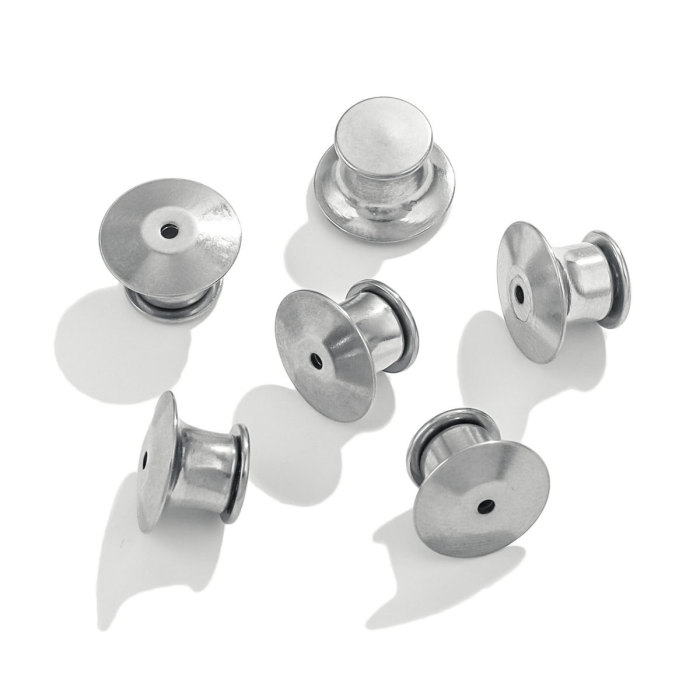 Stainless Steel Earring Back Plug Earring Settings Base Ear Stud Back Earring Stopper For DIY Jewelry Making Supplies
