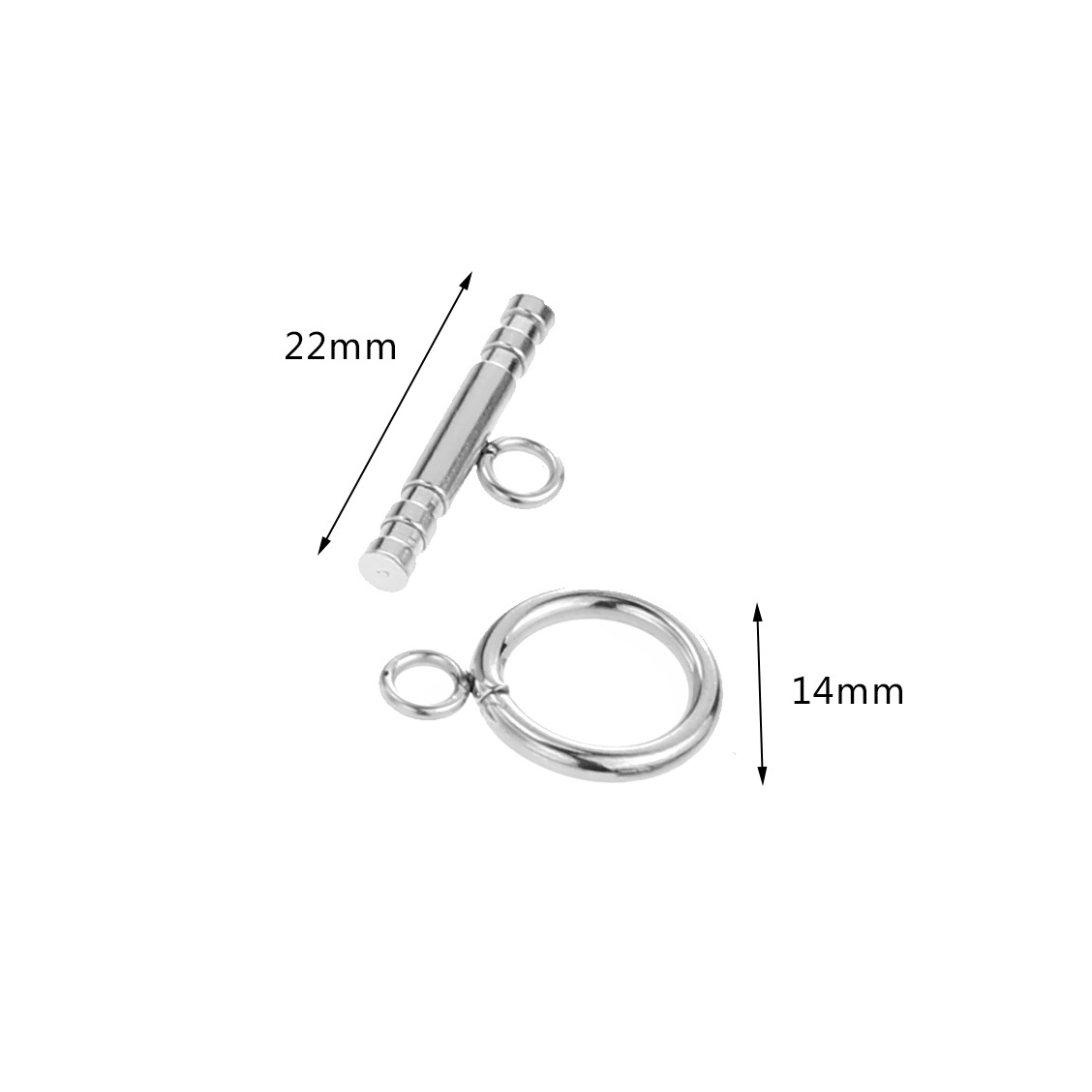 Stainless Steel Ot Clasps Buckle Irregular Curved Toggle Clasp Connectors For Bracelet Necklace Diy 216045178764