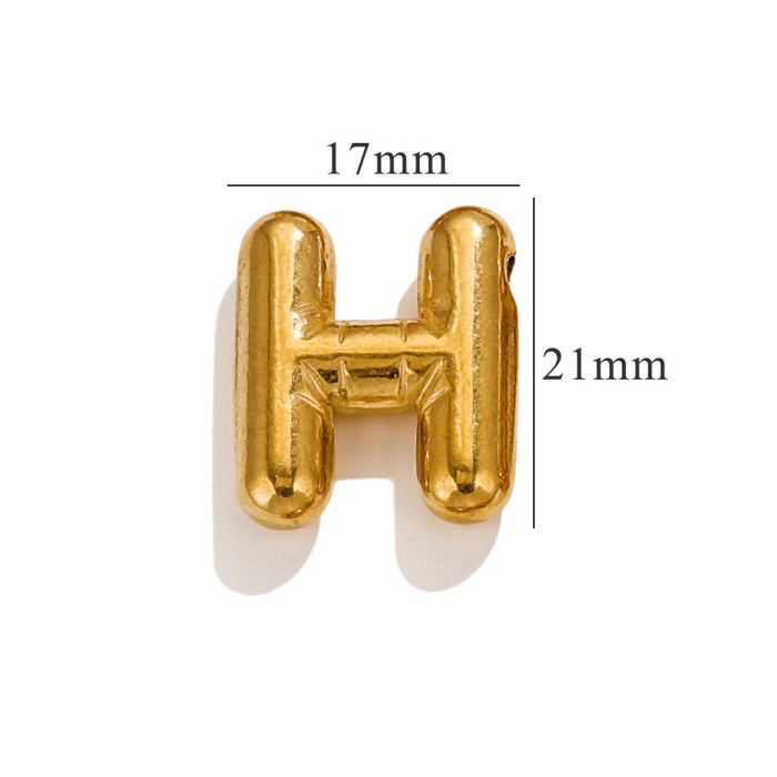 New Glossy Bubble Letter Necklace Female Instagram Niche All Mini 26 Letter Pendant Jewelry Wholesale