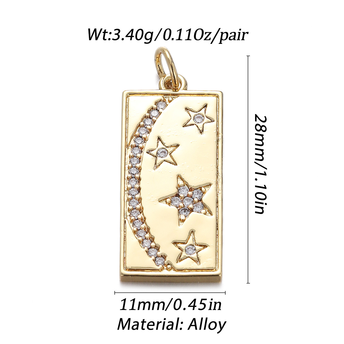 Stylish Chic Customizable Hypoallergenic Pendant Zircon Drop Oil Necklace Earring Handmade Diy Jewelry Accessories 216045156378