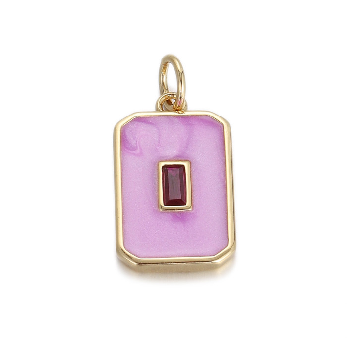 Stylish Chic Customizable Hypoallergenic Drop Oil Heart Pendant Handmade DIY Jewelry Accessories