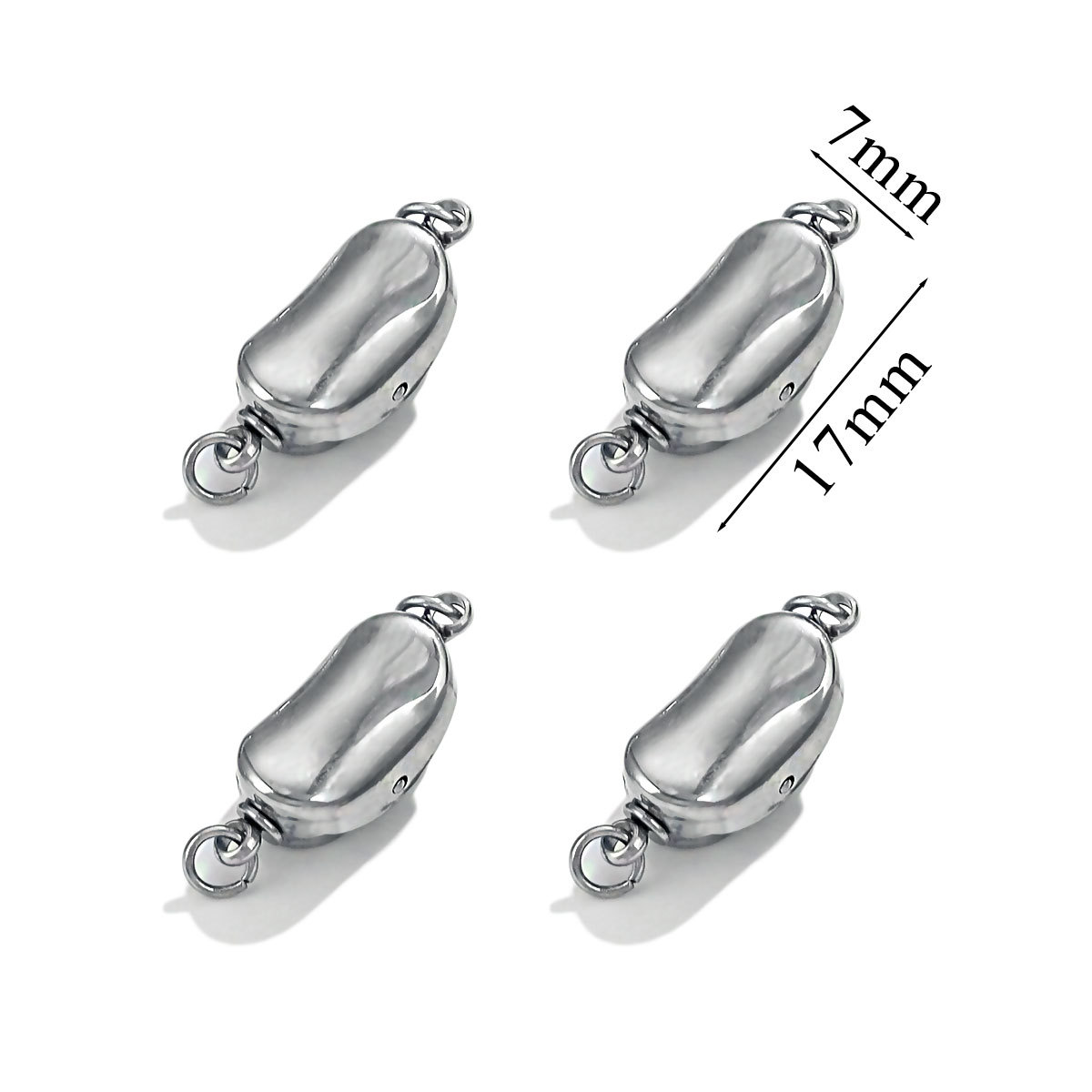 Stainless Steel Pea Button Diy Accessories Wholesale For Diy Jewelry Making Supplies 216045147522