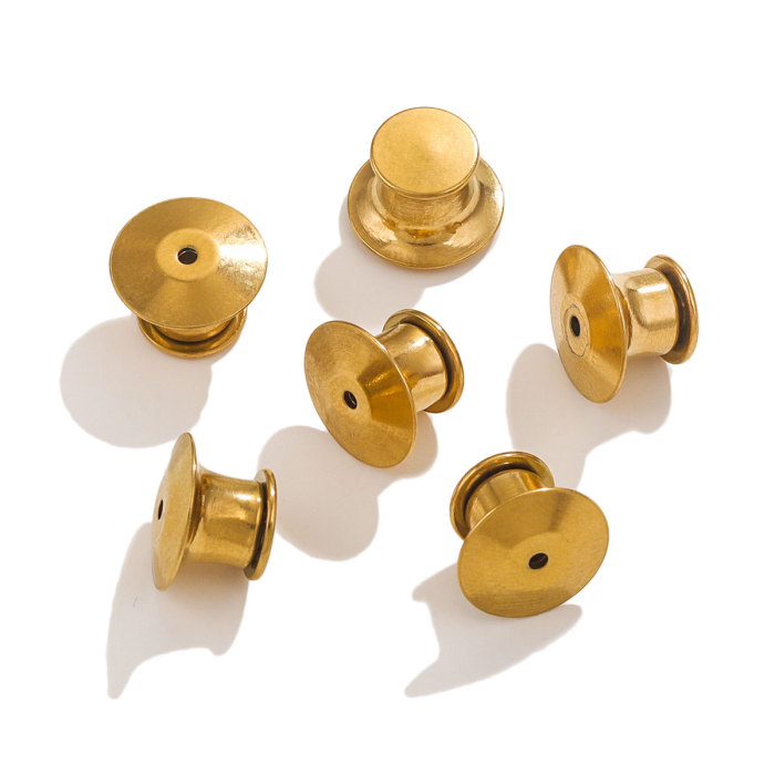Stainless Steel Earring Back Plug Earring Settings Base Ear Stud Back Earring Stopper For DIY Jewelry Making Supplies