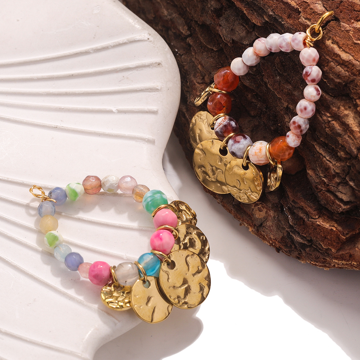 Hot Sale Stainless Steel Bohemian Hand Woven Drop Pendant Diy Earrings Jewelry 216045181716