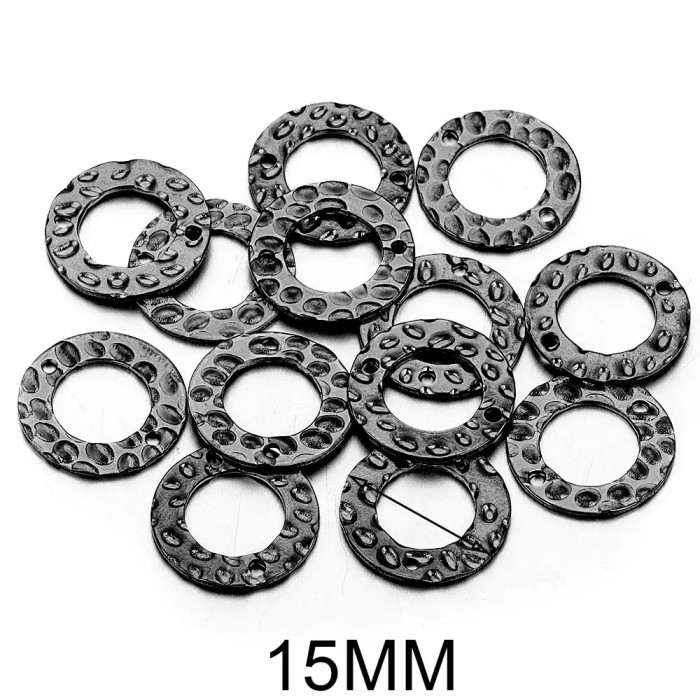 DIY Double Hole Pattern Piece Pendant Bracelet Necklace Connecting Accessories