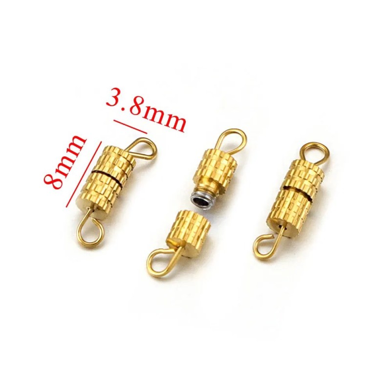 DIY handmade spiral bracelet necklace connection buckle