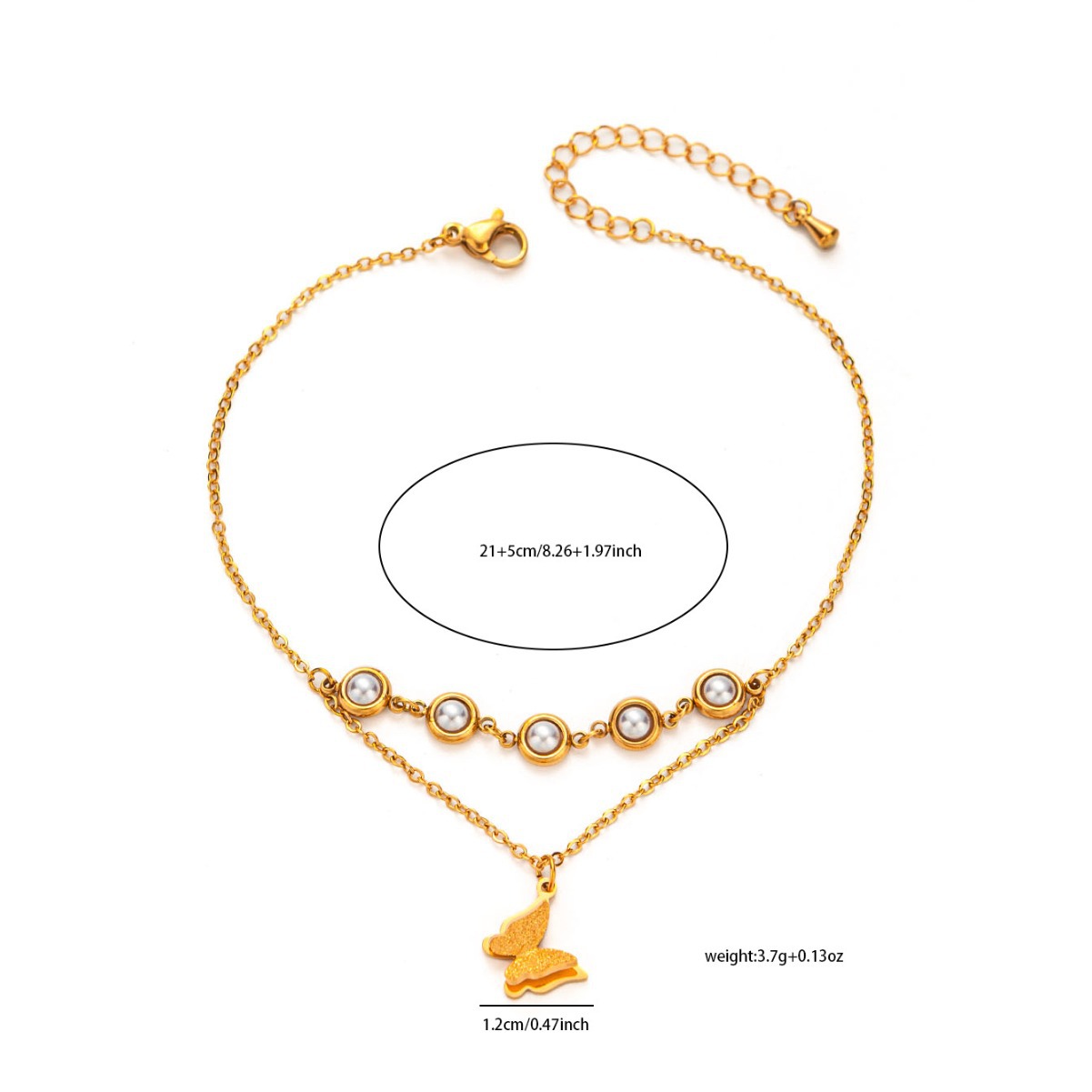 New Accessories Titanium Steel Anklet Temperament  Not Fade Women Ins Wind Manufacturers Wholesale 2160451157883