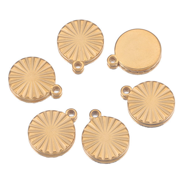 Stainless Steel Sun Moon Star Star Pendant Jewelry DIY Earrings Bracelet Necklace Jewelry Making Wholesale