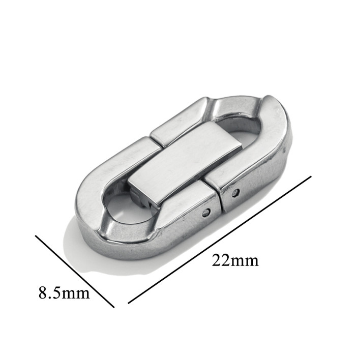 Stylish Chic Customizable Hypoallergenic Durable Affordable Versatile Cuba Chain Button Accessories Handmade DIY Jewelry