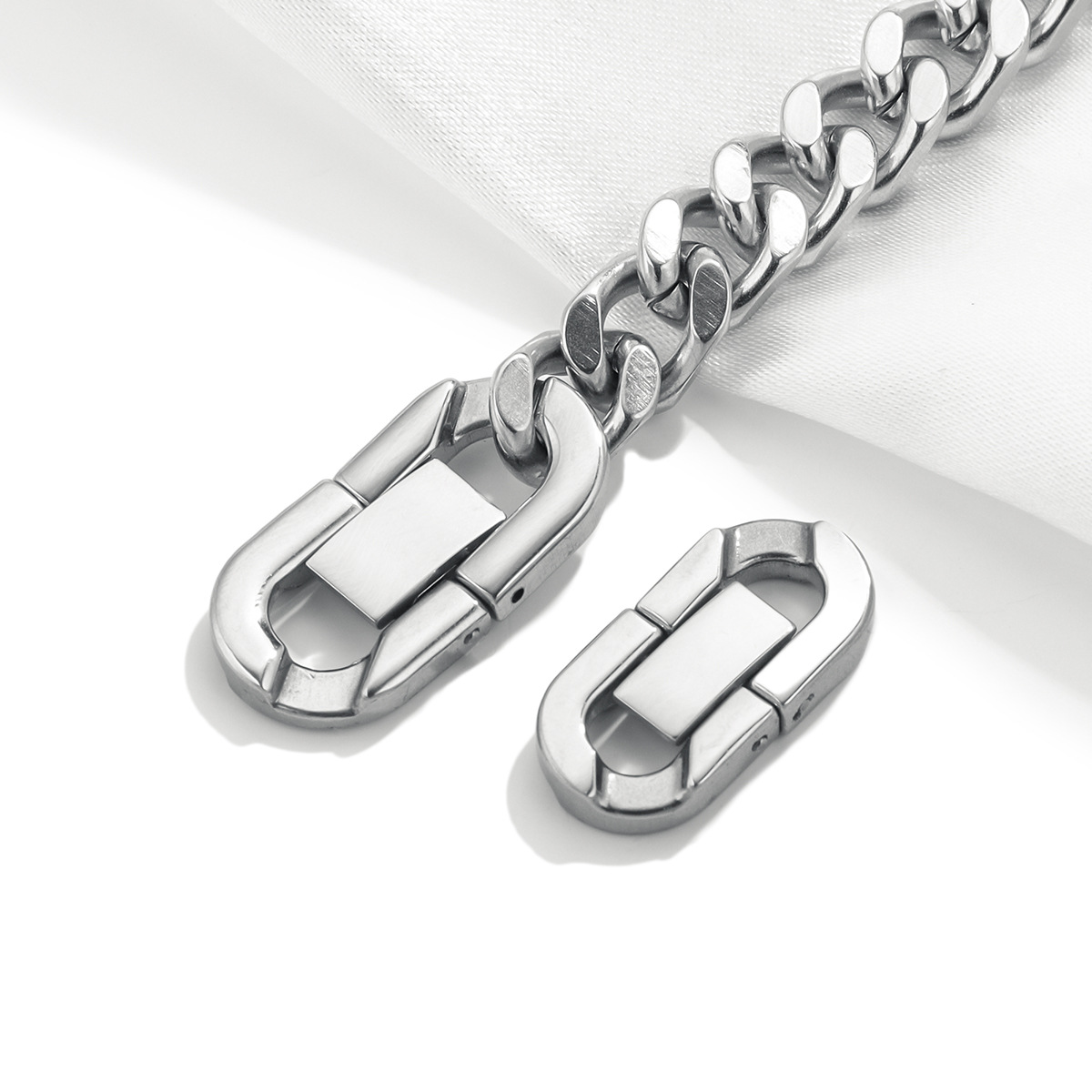 Stylish Chic Customizable Hypoallergenic Durable Affordable Versatile Cuba Chain Button Accessories Handmade Diy Jewelry 216045095616