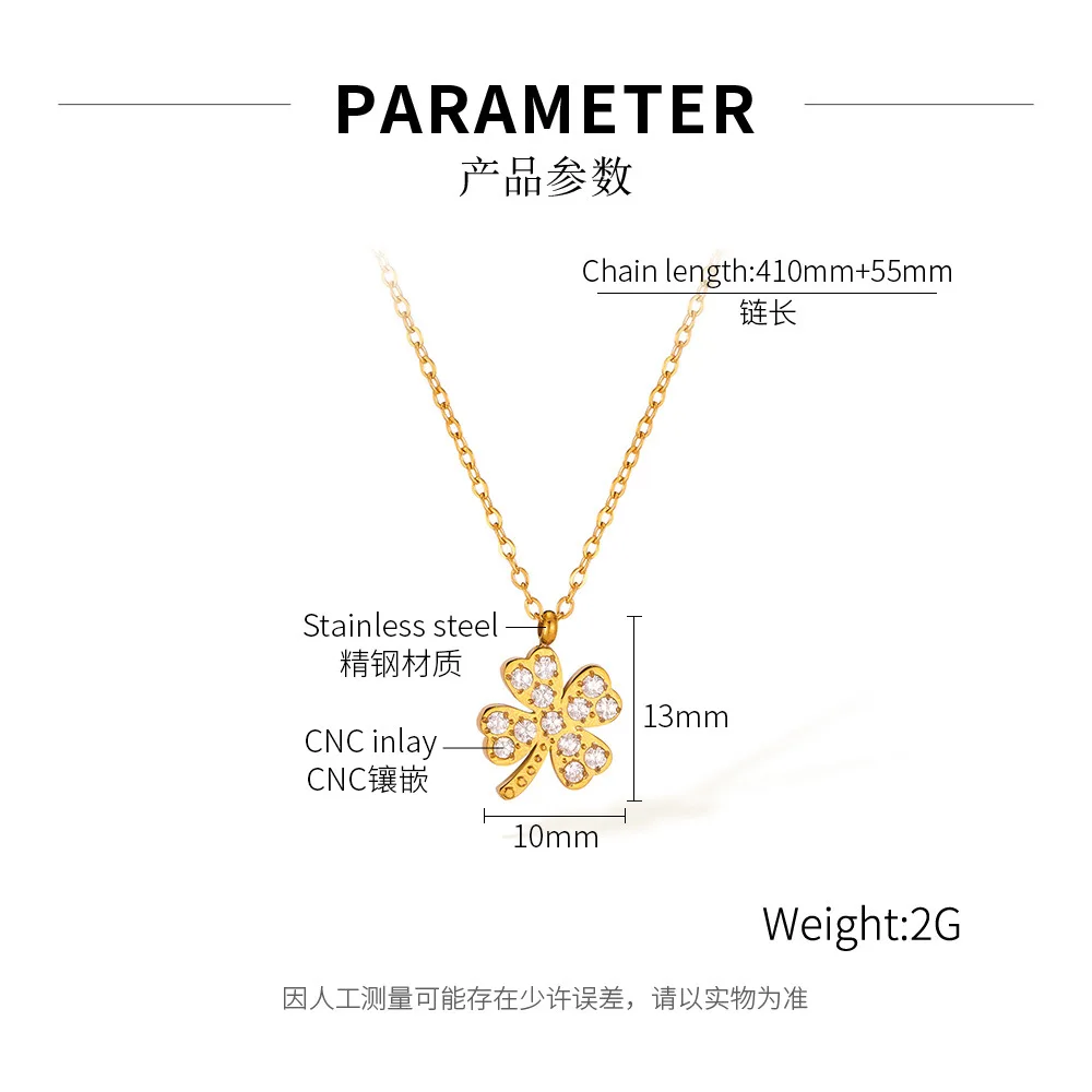 Classic Refined Chic Hypoallergenic 18K Gold Stainless Steel Necklace with Adjustable Chain Daily