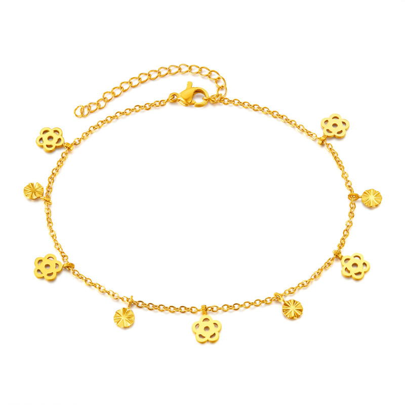 Stainless steel anklet