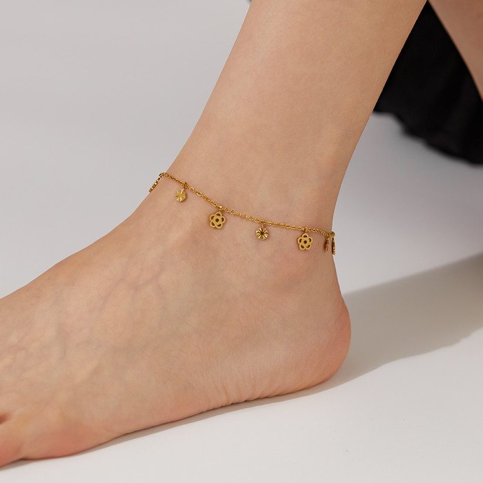 Stainless steel anklet