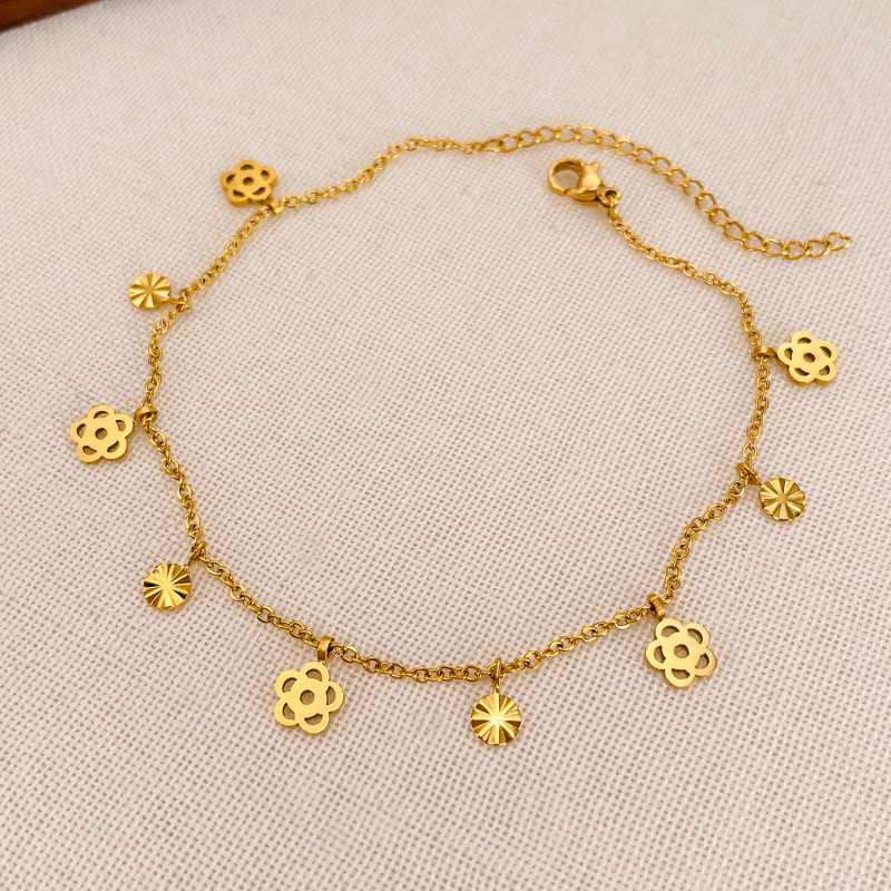 Stainless steel anklet