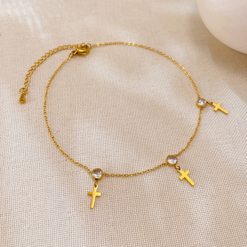 Stainless steel anklet