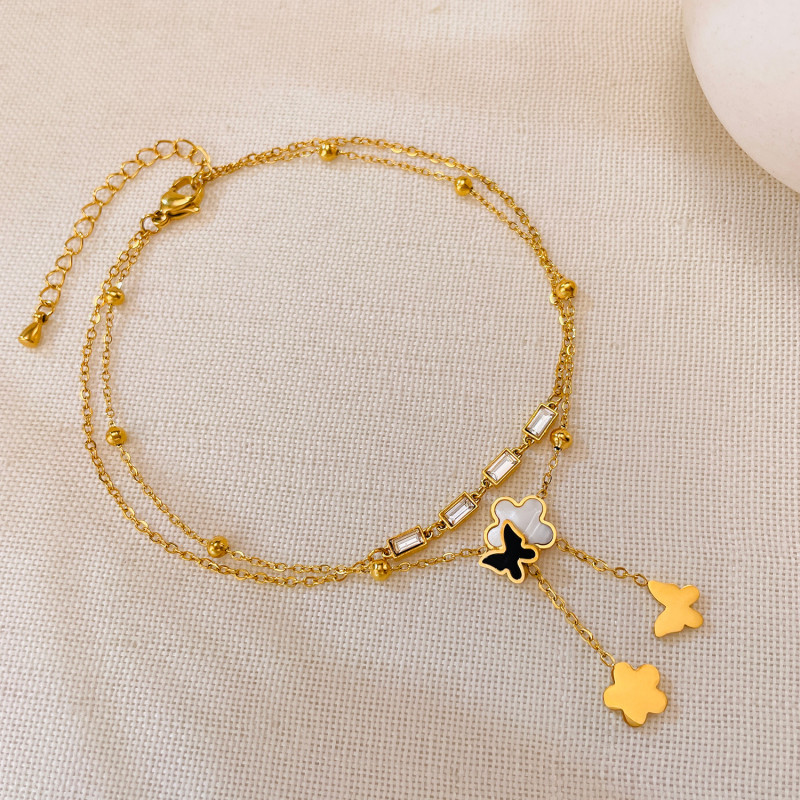 Stainless steel anklet