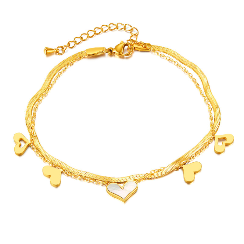 Stainless steel anklet