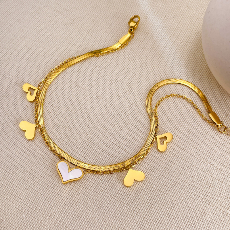Stainless steel anklet