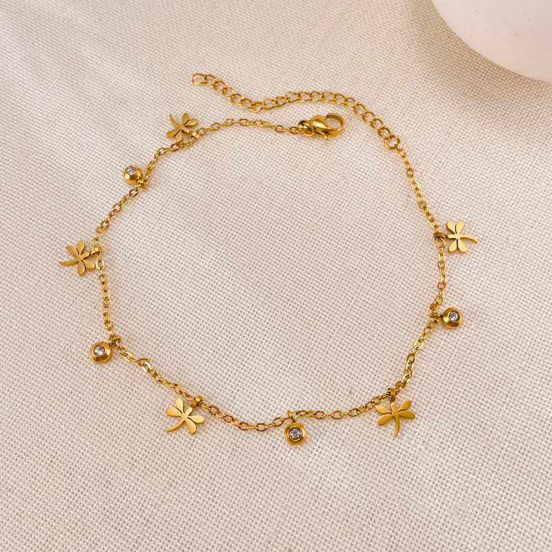 Stainless steel anklet