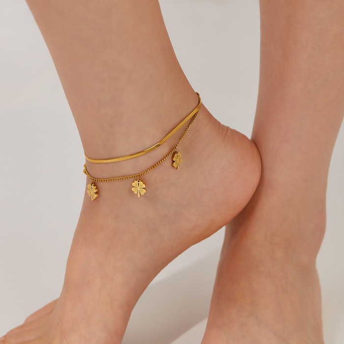 Stainless steel anklet
