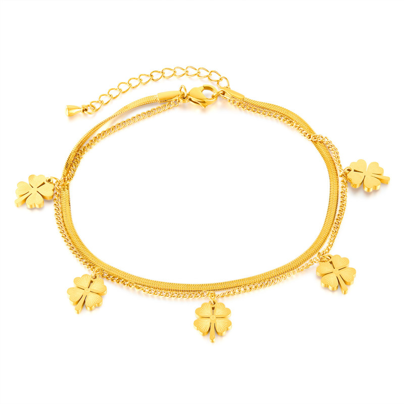Stainless steel anklet
