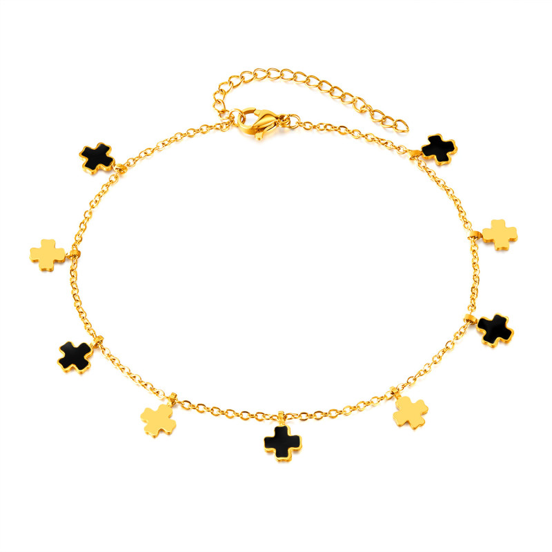 Stainless steel anklet