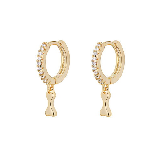 New Bone Earrings Ins Fashionable All Match  Earrings for Women Simple Ear Buckles Wholesale