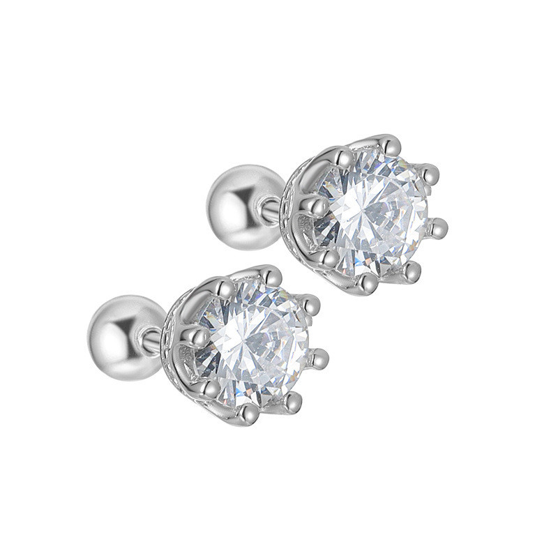 Tragus Piercing Earring for Women Cubic Zirconia Helix Ear Studs Earring Trendy Jewelry