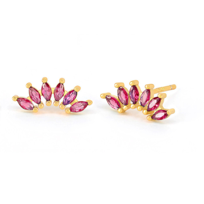 Zircon Cartilage Piercing Earrings for Women Teen Daily Life Hoop Earring Fashion Jewelry Accessories