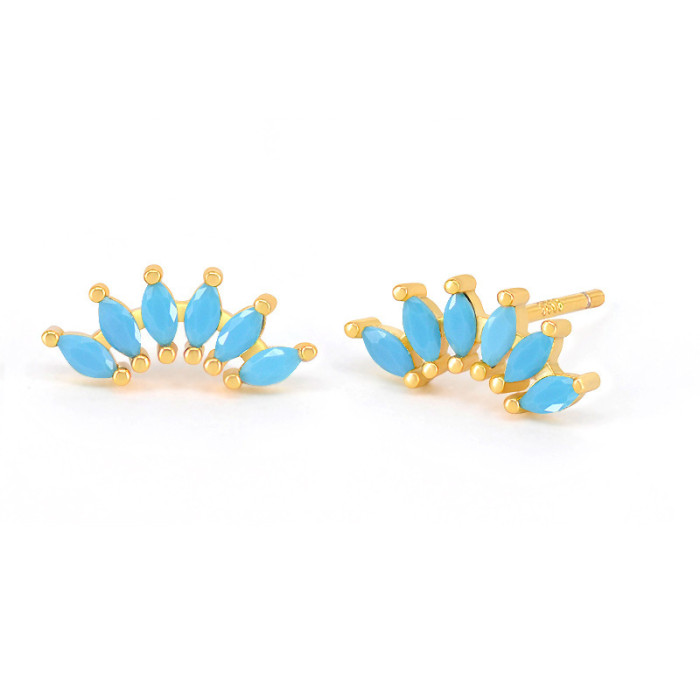 Zircon Cartilage Piercing Earrings for Women Teen Daily Life Hoop Earring Fashion Jewelry Accessories
