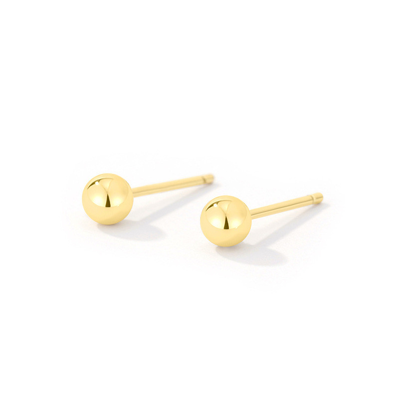 Mini Ball Small Stud Earring for Women Simple Earrings Jewelry Daily Wear
