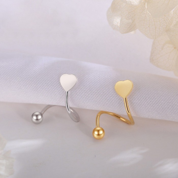 Fashion Twisted Stud Earrings Lip Piercing Star Cartilage Tragus Helix Ear Piercing Jewelry Gifts